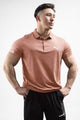Pma Essential Printed Logo Men's Polo Shirt In Carrot
