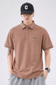 Turbo Striped Tipping Men's Polo T-Shirt In Carrot