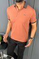 Turbo Polo Concept Men's Polo Shirt In Carrot