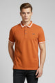 Turbo Polo Pro Grade Tipped Men's Polo Shirt in Carrot