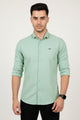 Turbo Organic MonoChromatic Long Sleeve Cotton Casual Shirt