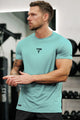 Turbo Run Club Airflow Cool Dry-Fit Tee In Cyan