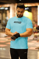 Turbo Pro Sports Climalite Mesh Dry-Fit Tee In Cyan