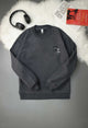 Turbo HoneyComb Patterened Imported Men's Sweatshirt In Dark Grey