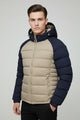 Goose Legacy Reversible Down Imported Puffer Jacket In Dark Beige