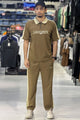 Lscte ColorBlock Side Panel Men's Tracksuit In Dark Brown