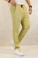Turbo Fashion Smart Slim Fit Trouser In Dark Creem