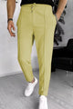 Turbo Fashion Smart Slim Fit Trouser In Dark Creem