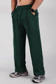 Turbo Poplin Front-Double Line Trouser In Dark Green