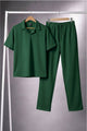 Turbo Street Comfort Collar Style Tracksuit In Dark Green
