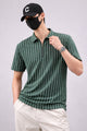 Turbo Urban Zip Line Men's Polo Shirt In Dark Green