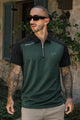 Turbo Constructed Fit Men's Polo Shirt In Dark Green
