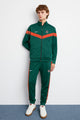 Nke Diagonal V Panel Signature Full Zipper Tracksuit