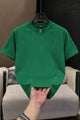 Plain Cotton Lycra Round Neck Tee