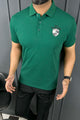 Turbo Bostn Cltics Team Men's Polo Shirt In Dark Green