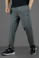 Adds Iconic Style Dry-Fit Trouser In Dark Grey