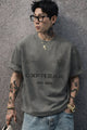Turbo "Oxfreak Typographic" Oversize Tee in Dark grey