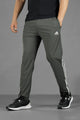 Adds Urban Stride Men's Dry-Fit Trouser In Dark Grey