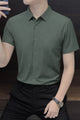 Men's Cuban Texture Silk Casual Shirt