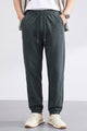 Zgna Bottom Grip Style Elastic Slim-Fit Trouser
