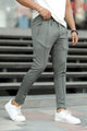 Turbo Ultra Sharp Waffle Front Line Trouser In Dark Grey