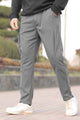 Turbo Sporty Style  Cross Plate Trouser In Dark Gray