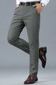 Turbo Urban Era Executive Slim Fit Cotton Pant In Dark Grey