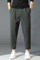 Turbo Straight Leg Lace-Up SlimFit Trouser In Dark Grey