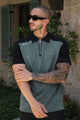 Turbo Constructed Fit Men's Polo Shirt In Dark Grey