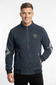 Front Logo Style Imported Men's Woollen Jacket In Dark Grey