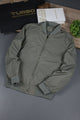 Light Texture Imported Light Weight Jacket In Dark Grey