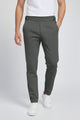 Turbo Adjustable Waist Chino Motif Trouser In Dark Grey