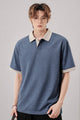 Turbo V Neck Collared Polo Men's T-Shirt