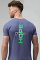 Turbo Strength in Hope Performance Dry-Fit Tee In Dark Blue