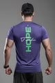 Turbo Strength in Hope Performance Dry-Fit Tee In Dark Blue