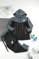Nke Sportswear Tech Full-Zip Unisex Younger Kids Tracksuit In Dark Grey&Black