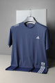 Adds Training Hit Workout Fitness Dry-Fit Tee In Dark Navy