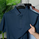 Turbo Essential Apparel line Men's Polo T-Shirt In Dark Navy