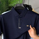 Turbo Boss Passanger Men's Polo T-Shirt In Dark Navy