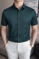 Men's Various Textured Silk Casual Shirt
