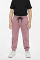 Turbo Aura Casual Jogger Trousers kids For Boys In Dark Pink