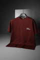 Turbo Blessing Style Graphic Tee In Dark Maroon