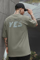 Mens Urban Fashion Round Neck T-shirt