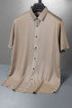 Men's Various Textured Silk Casual Shirt