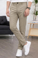 Regular & Tailored Formal Slim Fit Cotton Pant