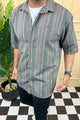 Turbo Spring Edit Textured Casual Shirt In Charcoal