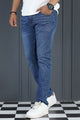 Classic Stretch Turbo Ankle Fit Jeans In Dirty Blue