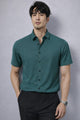 Turbo Textured Finish Button Down Silk Casual Shirt