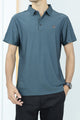 Turbo Trendy Block Pattern Stitchless Men's Polo Shirt