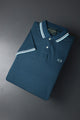 Armni Excnge Bold Heritage Men's Polo Shirt In Dark Zink